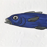 Плитка с узором Рыба пловчиха варинант исполнения - 5 | Loft Concept в Тюмени