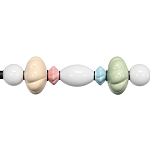 Подвесной светильник линейный с керамическими элементами 24W LED Fragrant Light варинант исполнения - 5 | Loft Concept в Тюмени