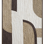 Панно из шнура геометрическая абстракция wall panel line II варинант исполнения - 1 | Loft Concept в Тюмени