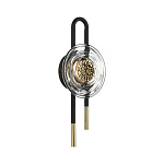 Бра с черным основанием и золотистым декором Bruno варинант исполнения - 4 | Loft Concept в Тюмени