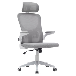 Кресло для компьютерного стола Easement Grey&White