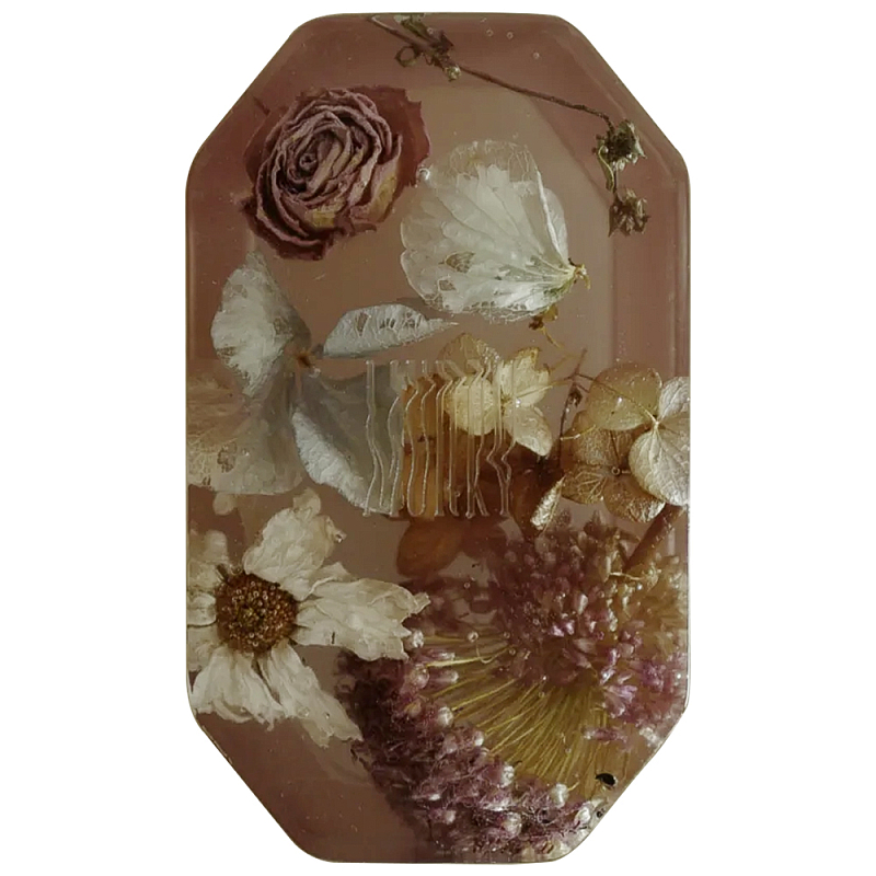 Шкатулка из эпоксидной смолы с цветами розовая Epoxy Resin Flowers Box Pink Розовый Шкатулка из эпоксидной смолы с цветами розовая Epoxy Resin Flowers Box Pink Розовый в Тюмени | Loft Concept