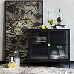 Сервант двухдверный с рифленым стеклом The Keeper варинант исполнения - 6 | Loft Concept в Тюмени