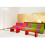 Дизайнерское кресло зеленое Poltronova Sofo Verosa Green Pink Armchair варинант исполнения - 18 | Loft Concept в Тюмени