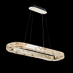 Люстра овальная с мозаичным хрустальным оформлением Sparks of Crystal варинант исполнения - 1 | Loft Concept в Тюмени