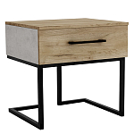 Тумба прикроватная с ящиком в стиле лофт Urban Style Space 2 варинант исполнения - 1 | Loft Concept в Тюмени