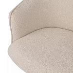 Кресло офисное полукруглое с буклированной обивкой Adjustable Chair варинант исполнения - 3 | Loft Concept в Тюмени