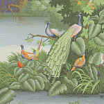 Обои ручная роспись Le Brésil Eden варинант исполнения - 1 | Loft Concept в Тюмени