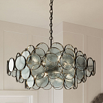 Люстра с каскадом из круглых стеклянных дисков Small Round Sequins варинант исполнения - 5 | Loft Concept в Тюмени