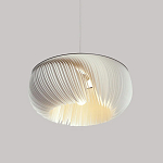 Подвесной светильник с белыми изящными декоративными лепестками Volumetric Petal Lamp варинант исполнения - 2 | Loft Concept в Тюмени