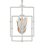 Люстра белая прямоугольная с абажурами в виде цветков тюльпана White Tulips варинант исполнения - 4 | Loft Concept в Тюмени