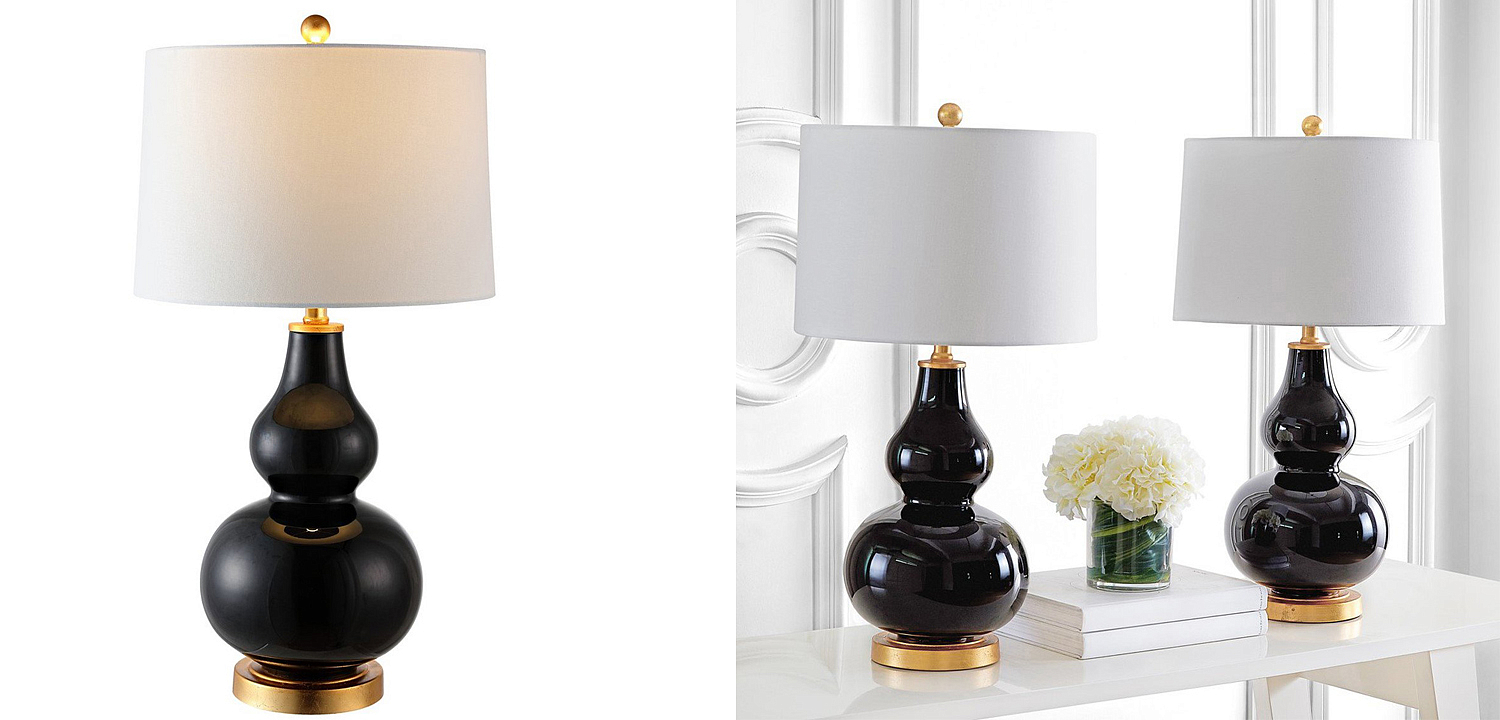 Настольная лампа Loraine Black Table lamp Настольная лампа Loraine Black Table lamp - Loft-Concept в Тюмени
