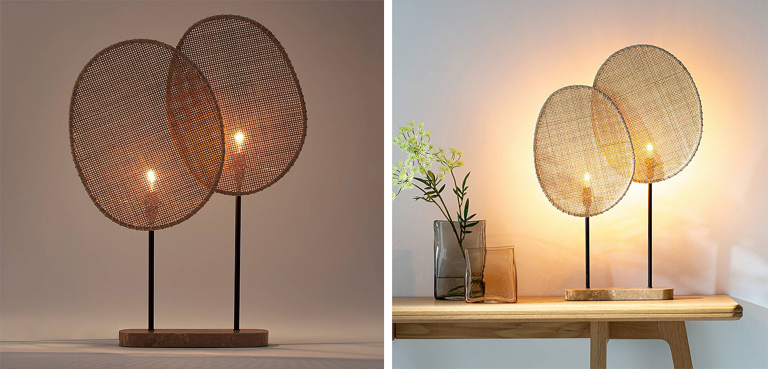 Настольная лампа Wicker Leaves Table lamp Настольная лампа Wicker Leaves Table lamp - Loft-Concept в Тюмени