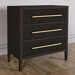 Комод Primo с 3 выдвижными ящиками Темный орех варинант исполнения - 4 | Loft Concept в Тюмени