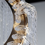 Люстра с подвесными рифлеными стеклянными трубками Nembus варинант исполнения - 20 | Loft Concept в Тюмени