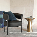 Приставной столик из латуни Grant Brass Side Table варинант исполнения - 5 | Loft Concept в Тюмени