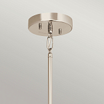 Подвесной светильник с рифленым стеклянным плафоном в форме шара Kichler варинант исполнения - 8 | Loft Concept в Тюмени