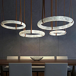 Люстра в форме обруча из натурального камня Minerals of Light варинант исполнения - 7 | Loft Concept в Тюмени