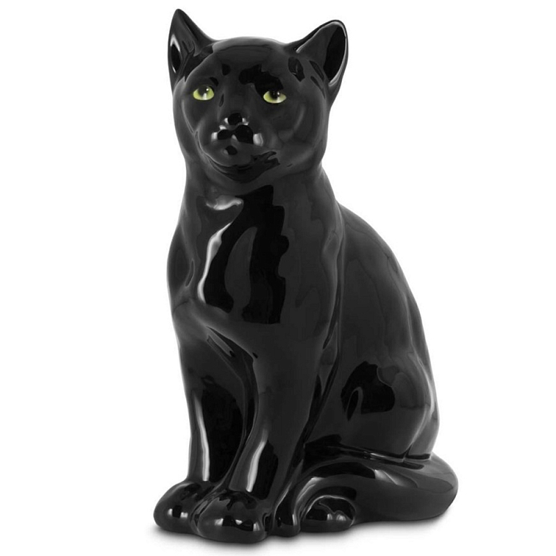 Статуэтка Cat Bisc. Черный Розовый Зеленый Статуэтка Cat Bisc. Черный Розовый Зеленый в Тюмени | Loft Concept