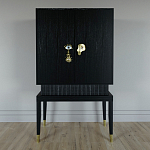 Кабинетный шкаф Elsa Dreams Black с 2-мя ящиками варинант исполнения - 5 | Loft Concept в Тюмени