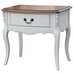 Прикроватная тумба в стиле прованс с ящиком Borde Montmartre Provence Bedside Table варинант исполнения - 1 | Loft Concept в Тюмени