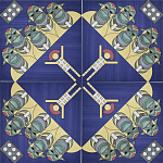 Плитка дизайнерская с узором Мангалоры варинант исполнения - 2 | Loft Concept в Тюмени