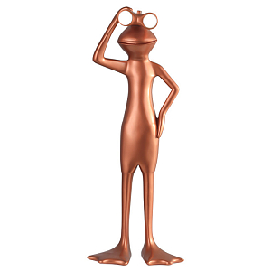 Настольная лампа Resort Frog With Binoculars Lamp