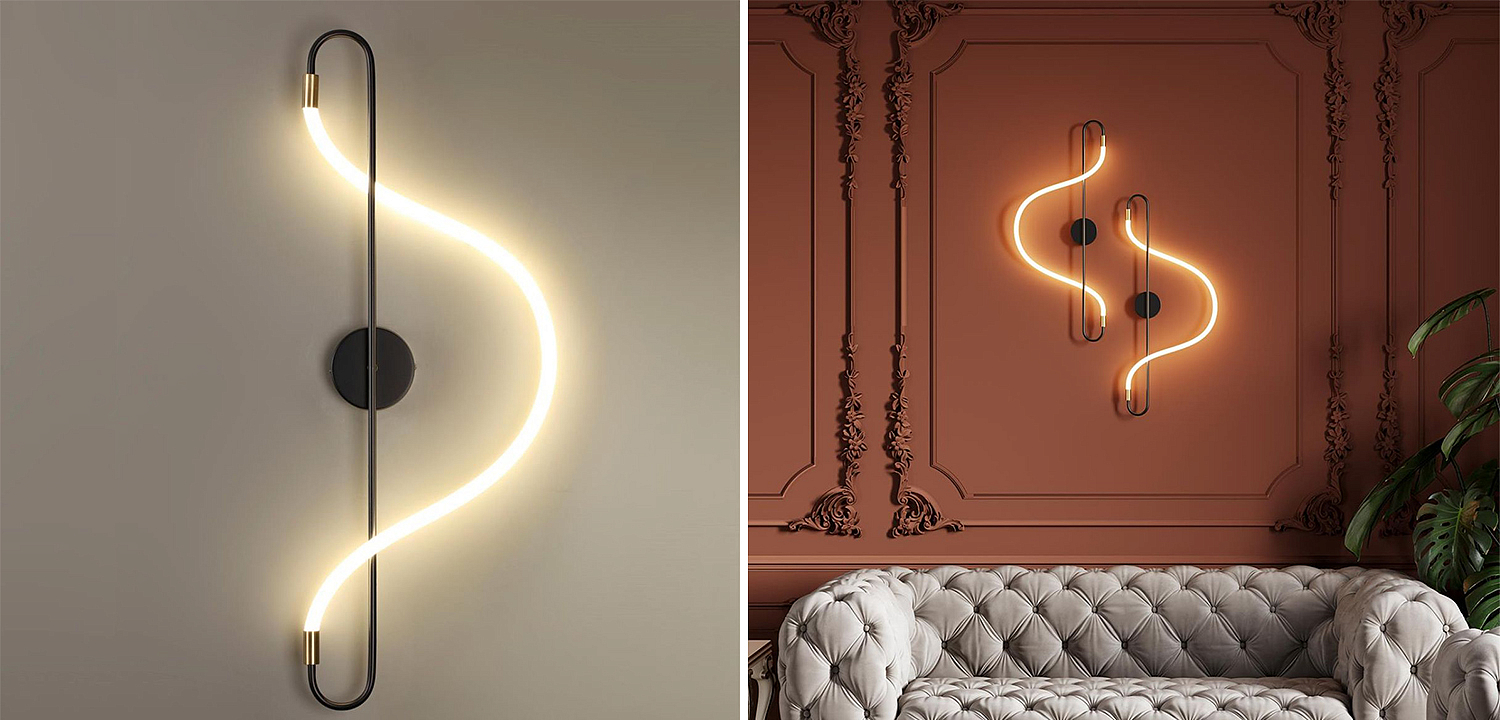 Бра GLORIFY WALL Black Wall lamp 80 Бра GLORIFY WALL Black Wall lamp 80 - Loft-Concept в Тюмени