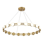 Люстра кольцевая с круглыми светодиодными источниками света Maxine Light варинант исполнения - 9 | Loft Concept в Тюмени