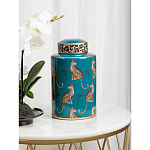 Ваза фарфоровая с крышкой Leopard Ccollection варинант исполнения - 3 | Loft Concept в Тюмени