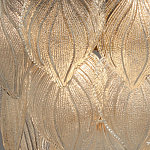 Люстра на цепи с прозрачными стеклянными подвесками в виде листьев Textured Glass Chandelier варинант исполнения - 5 | Loft Concept в Тюмени