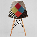 Стул с обивкой в технике пэчворк DSW варинант исполнения - 4 | Loft Concept в Тюмени