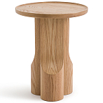 Приставной столик из массива дерева Walnut Triple варинант исполнения - 4 | Loft Concept в Тюмени