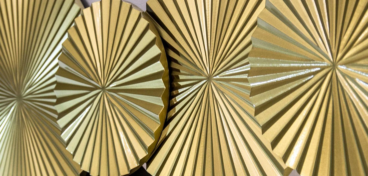 Арт-объект Apollo Gold Wall Plaque Disc 5 Арт-объект Apollo Gold Wall Plaque Disc 5 - Loft-Concept в Тюмени