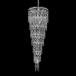 Люстра многоярусная каскадная с хрустальными подвесками Roul Crystal Light варинант исполнения - 3 | Loft Concept в Тюмени