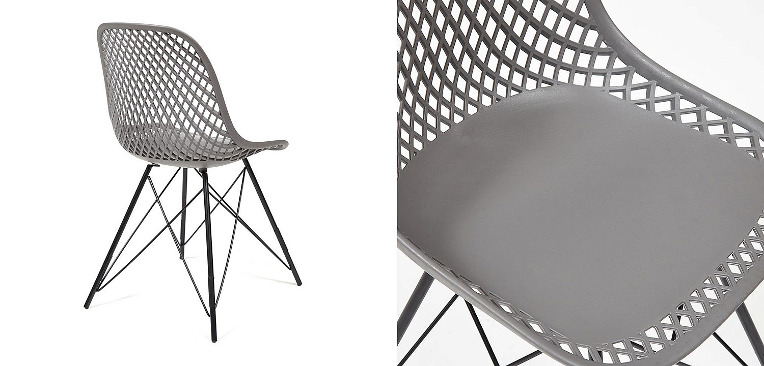 Стул DSR mesh gray Стул DSR mesh gray - Loft-Concept в Тюмени