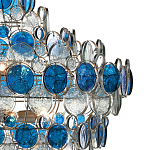 Люстра с каскадом из круглых декоративных элементов Harmony of Light варинант исполнения - 1 | Loft Concept в Тюмени