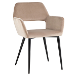 Стул с подлокотниками бежевый NEASAN STOOL варинант исполнения - 1 | Loft Concept в Тюмени