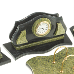 Настольный письменный набор из змеевика из 7-ми элементов Successful Leader варинант исполнения - 6 | Loft Concept в Тюмени