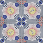 Плитка дизайнерская с узором Элемент варинант исполнения - 3 | Loft Concept в Тюмени