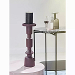 Подсвечник фигурный сливовый Bright Accent 35 см варинант исполнения - 4 | Loft Concept в Тюмени