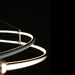 Люстра подвесная светодиодная Dаiana круглая варинант исполнения - 4 | Loft Concept в Тюмени