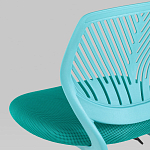 Яркий компьютерный стул Tropica Turquoise варинант исполнения - 6 | Loft Concept в Тюмени