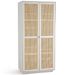 Шкаф с двумя дверцами из плетеного ротанга Tomio Wicker Furniture варинант исполнения - 2 | Loft Concept в Тюмени