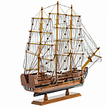 Декоративная модель деревянного парусника With The low варинант исполнения - 2 | Loft Concept в Тюмени