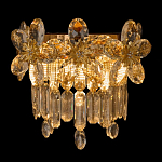 Бра с декоративными элементами в виде крупных хрустальных цветов Palace Gardens варинант исполнения - 2 | Loft Concept в Тюмени