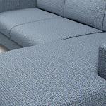 Мебельная ткань Шенилл голубой цвет 142 см T4-49 варинант исполнения - 8 | Loft Concept в Тюмени