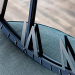 Часы настенные зеркальные с серебряным металлическим циферблатом Mirror Tower Clock варинант исполнения - 4 | Loft Concept в Тюмени