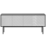 Длинная тумба с зеркальным декором Serena варинант исполнения - 4 | Loft Concept в Тюмени