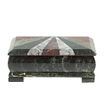 Шкатулка для денег с мозаикой из натуральных камней Stone Casket варинант исполнения - 2 | Loft Concept в Тюмени